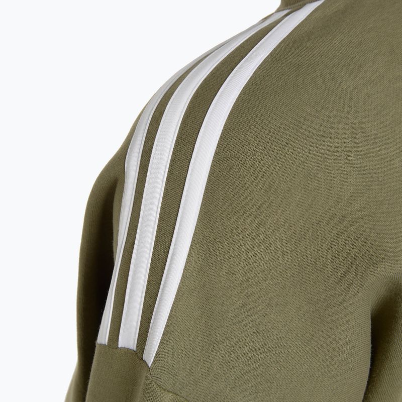 Кофта жіноча adidas Hyperglam Crop Crew focus olive 3