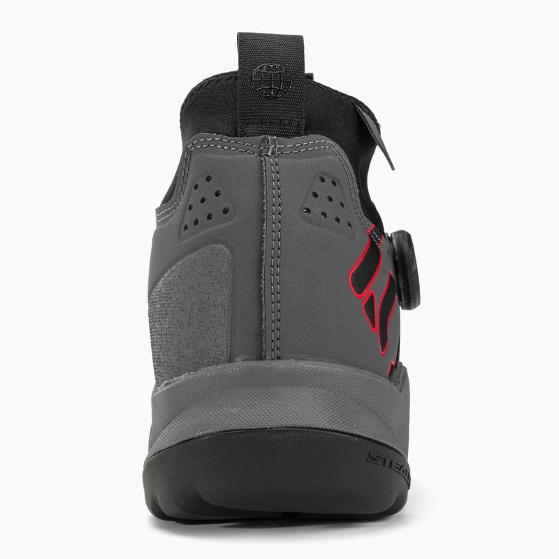 Кросівки велосипедні МТВ чоловічі adidas FIVE TEN Trailcross Pro Clip In grey five/core black/red 8