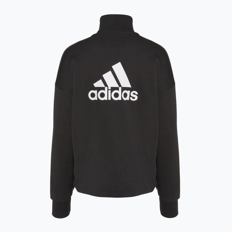 Кофта жіноча adidas Future Icons Badge Of Sport Quarter Zip black 2