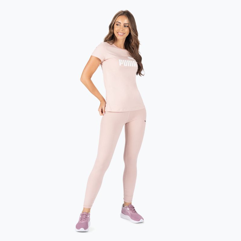 Футболка для тренувань жіноча PUMA ESS Logo Tee рожева 586775 47 2