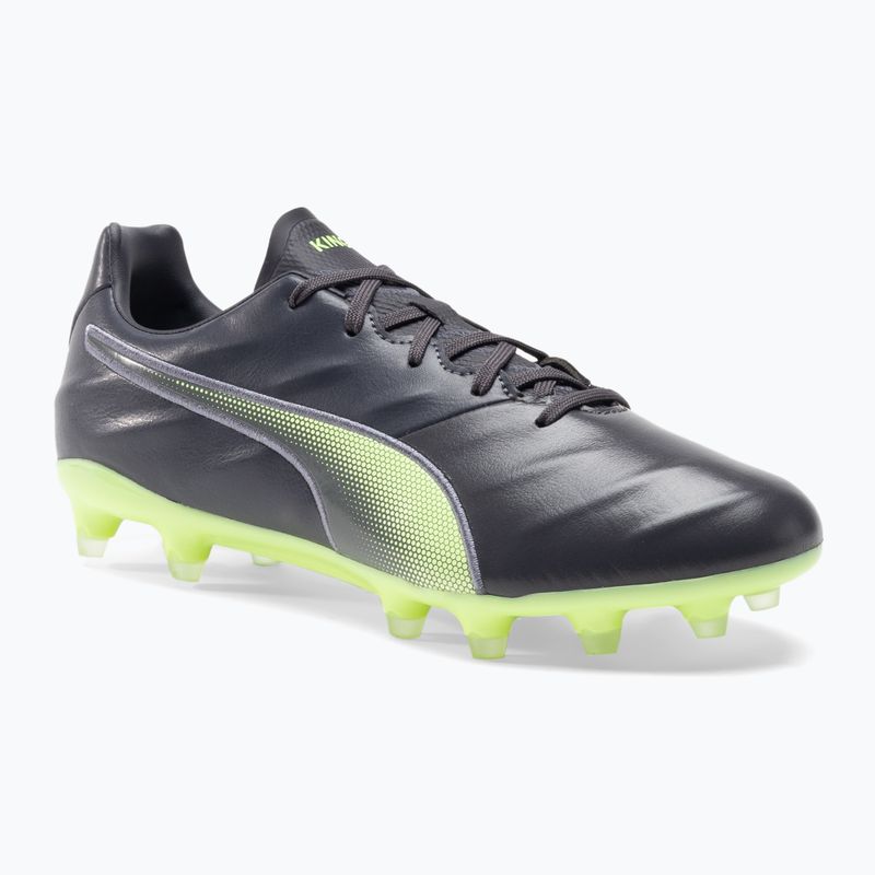 Футбольні бутси чоловічі PUMA King Pro 21 FG чорно-зелені 106549 05