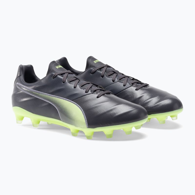 Футбольні бутси чоловічі PUMA King Pro 21 FG чорно-зелені 106549 05 4