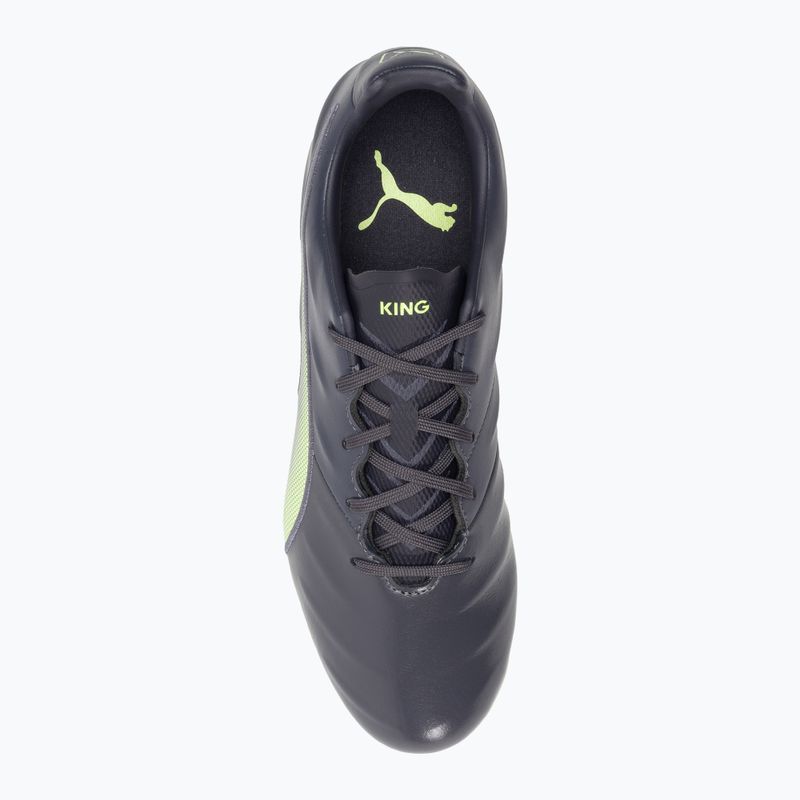 Футбольні бутси чоловічі PUMA King Pro 21 FG чорно-зелені 106549 05 6
