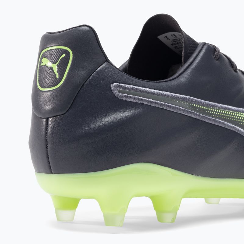 Футбольні бутси чоловічі PUMA King Pro 21 FG чорно-зелені 106549 05 8