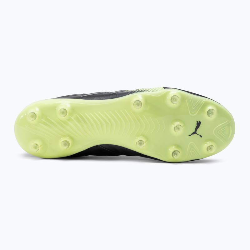 Футбольні бутси чоловічі PUMA King Platinum 21 FG/AG чорно-зелені 106478 05 5