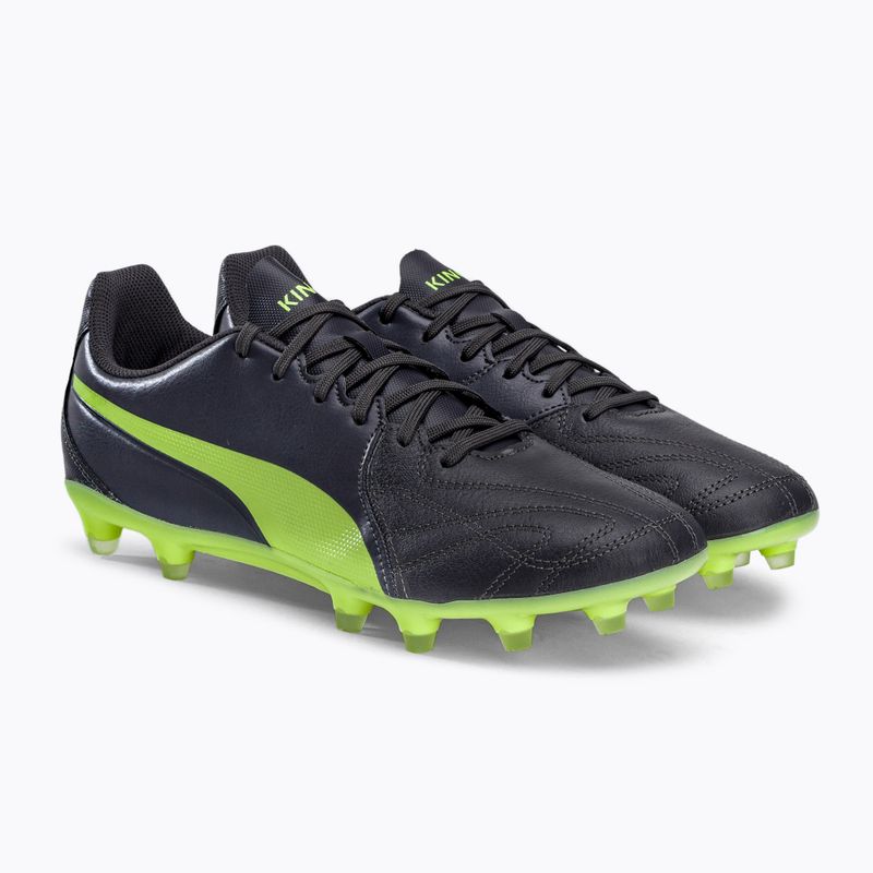 Футбольні бутси чоловічі PUMA King Hero 21 FG чорно-зелені 106554 05 4