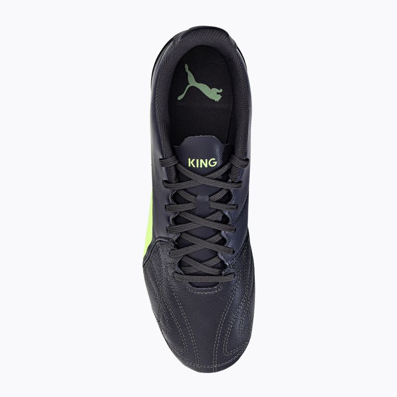 Футбольні бутси чоловічі PUMA King Hero 21 FG чорно-зелені 106554 05 6