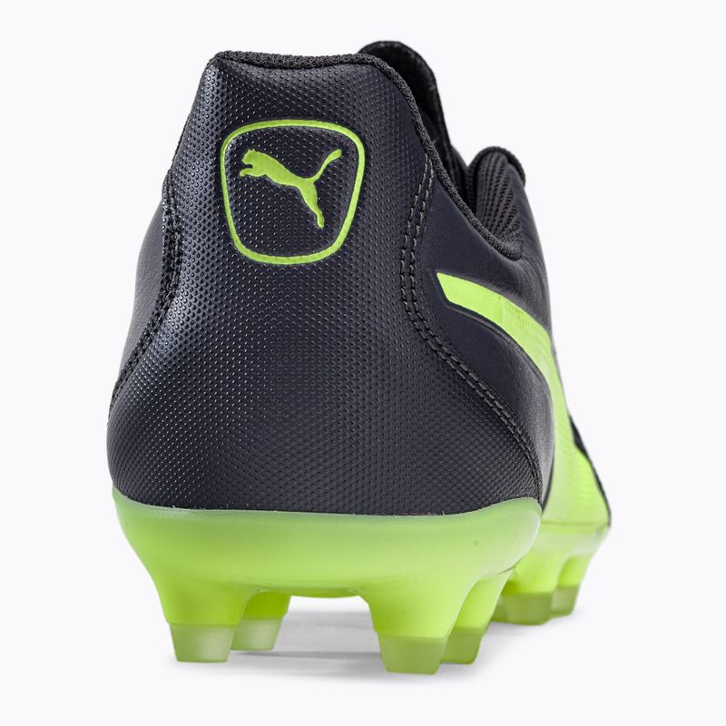 Футбольні бутси чоловічі PUMA King Hero 21 FG чорно-зелені 106554 05 8