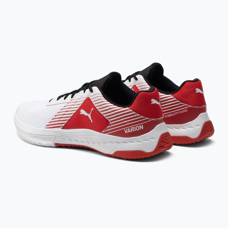 Кросівки волейбольні PUMA Varion біло-червоні 106472 07 3