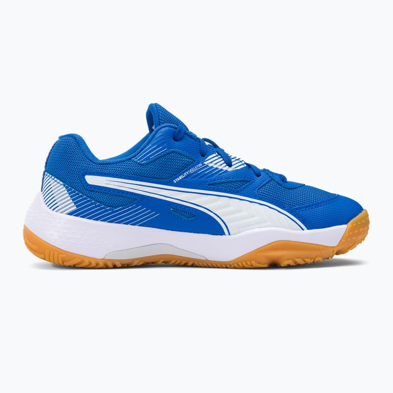 Кросівки гандбольні дитячі PUMA Solarflash Jr II блакитно-білі 106883 03 2