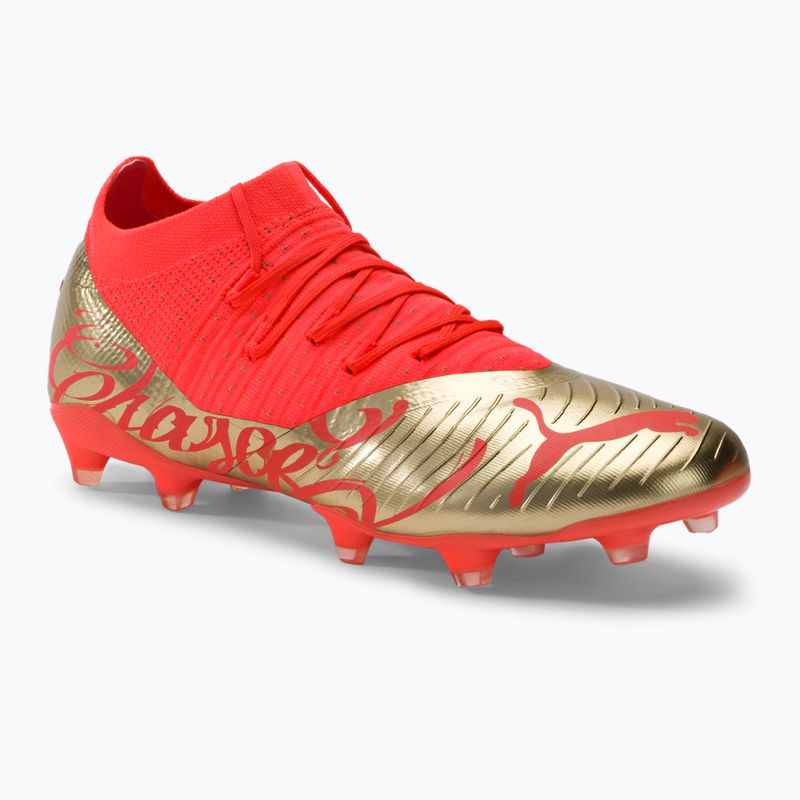 Футбольні бутси чоловічі PUMA Future Z 3.4 Neymar Jr. FG/AG помаранчево-золоті 107106 01