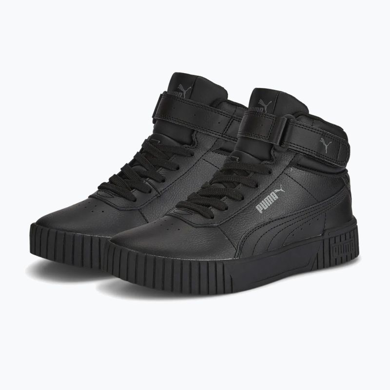 Кросівки дитячі PUMA Carina 2.0 Mid Jr puma black/puma black/dark shadow 8