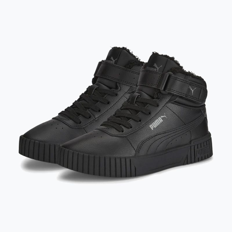 Кросівки дитячі PUMA Carina 2.0 Mid Winter Jr puma black/puma black/dark shadow 8