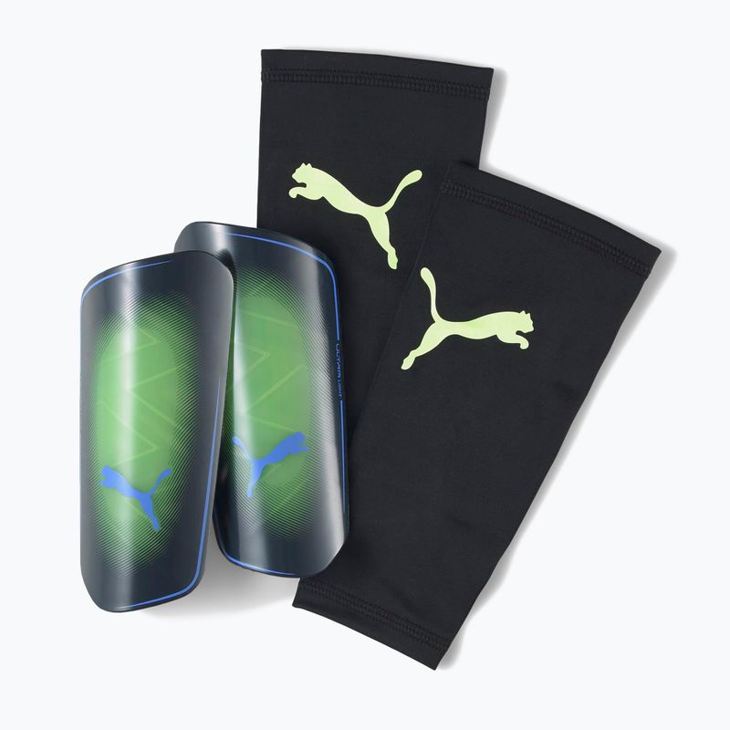 Протектори гомілок PUMA Ultra Light Sleeve зелено-чорні 030832 10 5
