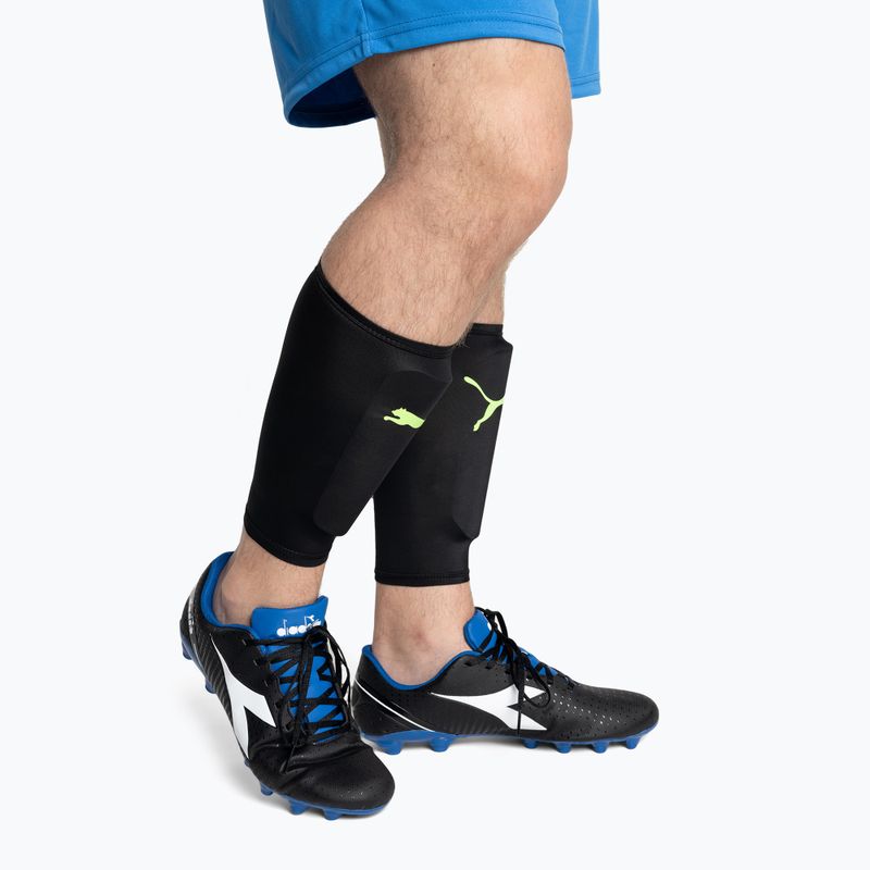Протектори гомілок PUMA Ultra Light Sleeve зелено-чорні 030832 10 8