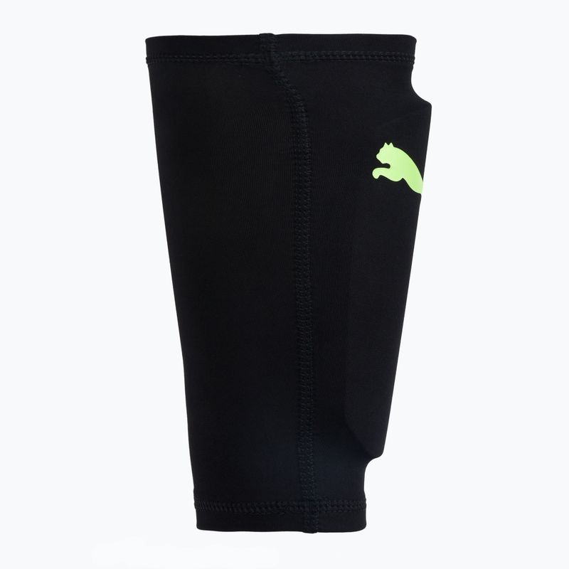 Протектори гомілок PUMA Ultra Flex Sleeve чорно-зелені 030830 10 2
