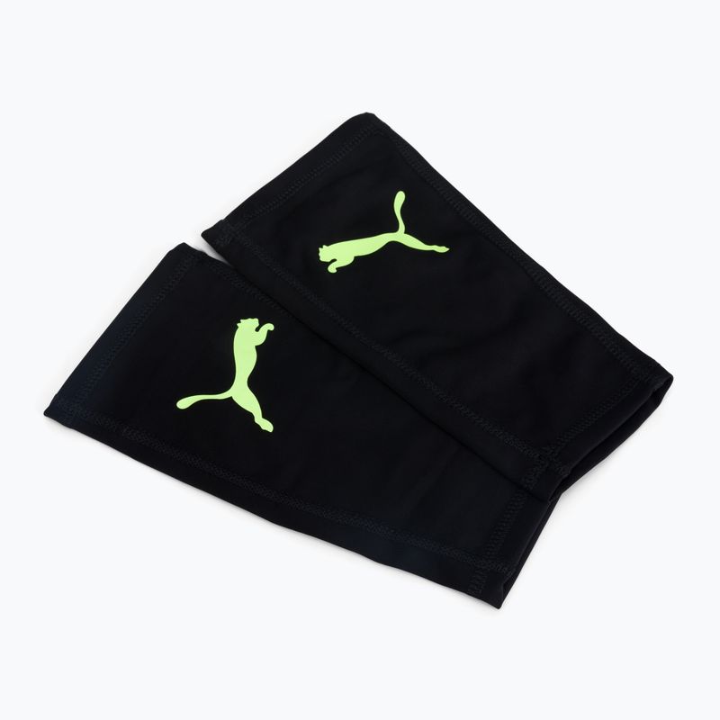Протектори гомілок PUMA Ultra Flex Sleeve чорно-зелені 030830 10 3