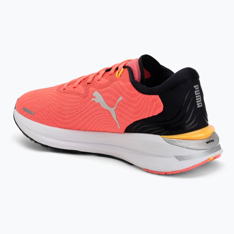 Кросівки для бігу жіночі Puma Electrify Nitro 2 sunset glow/black/silver 3