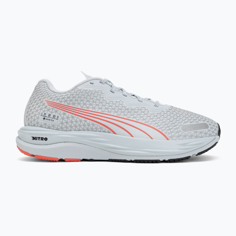 Кросівки для бігу жіночі Puma Velocity Nitro 2 GTX grey/salmon 2