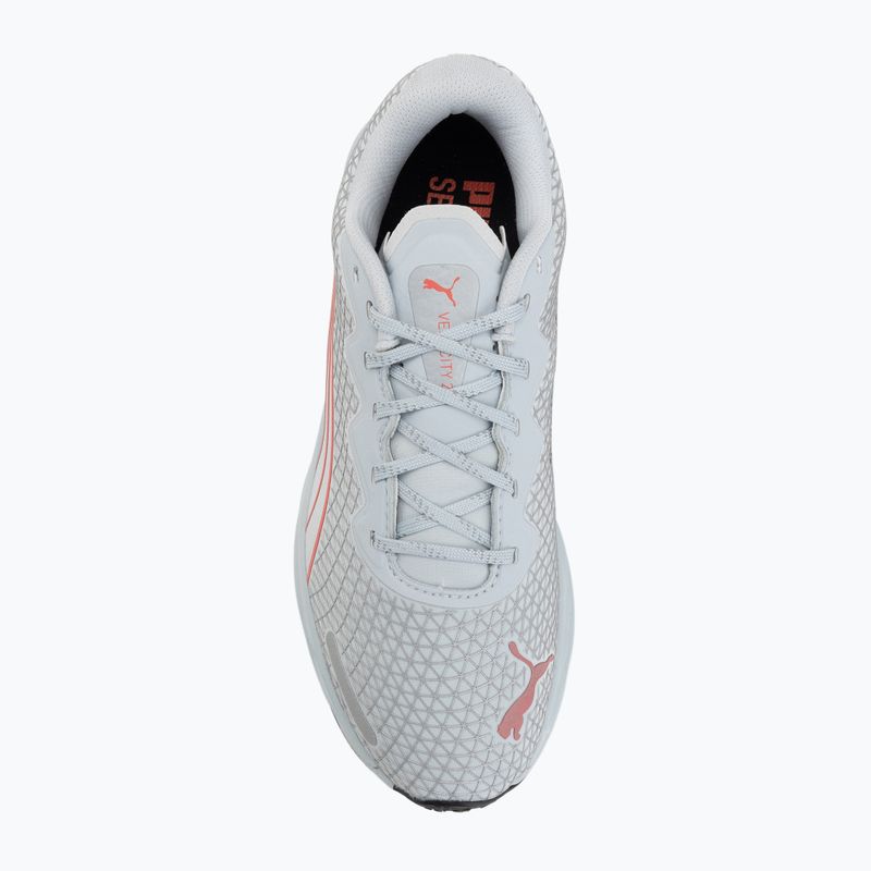Кросівки для бігу жіночі Puma Velocity Nitro 2 GTX grey/salmon 5