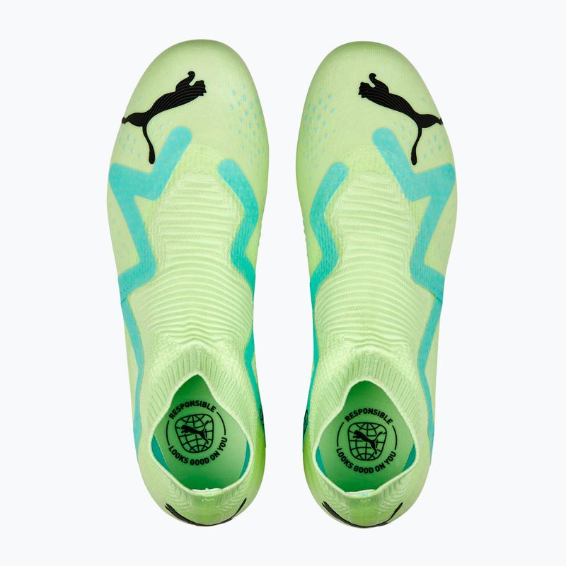Футбольні бутси чоловічі PUMA Future Match+ Ll FG/AG зелені 107176 03 13