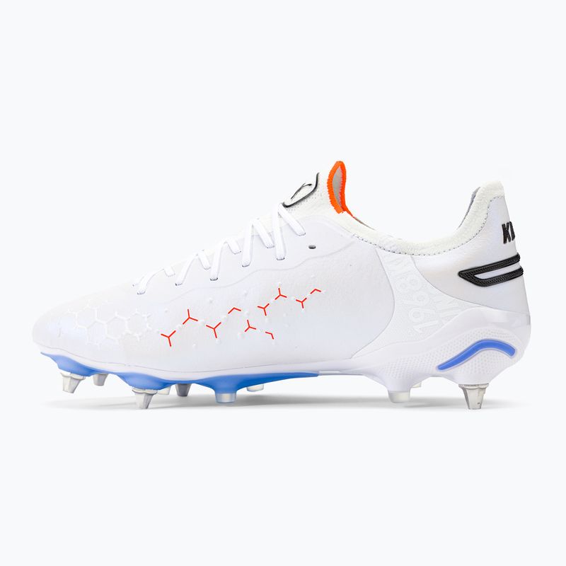 Футбольні бутси чоловічі PUMA King Ultimate MxSG puma white/puma black/blue glimmer/ultra orange 10