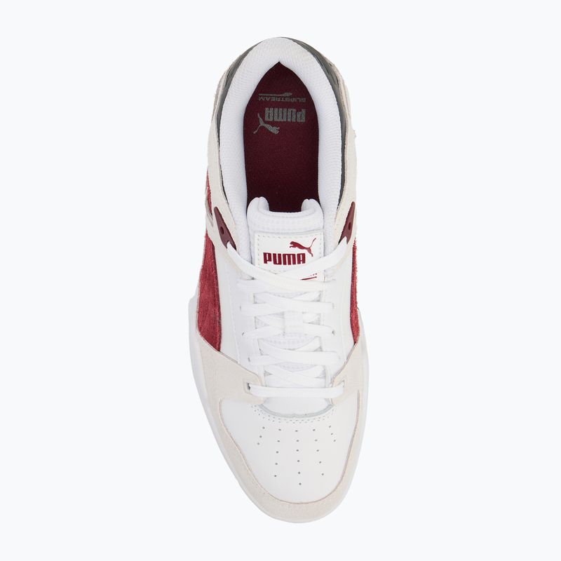 Кросівки чоловічі PUMA Slipstream Heritage puma white/team regal red/shadow gray 5