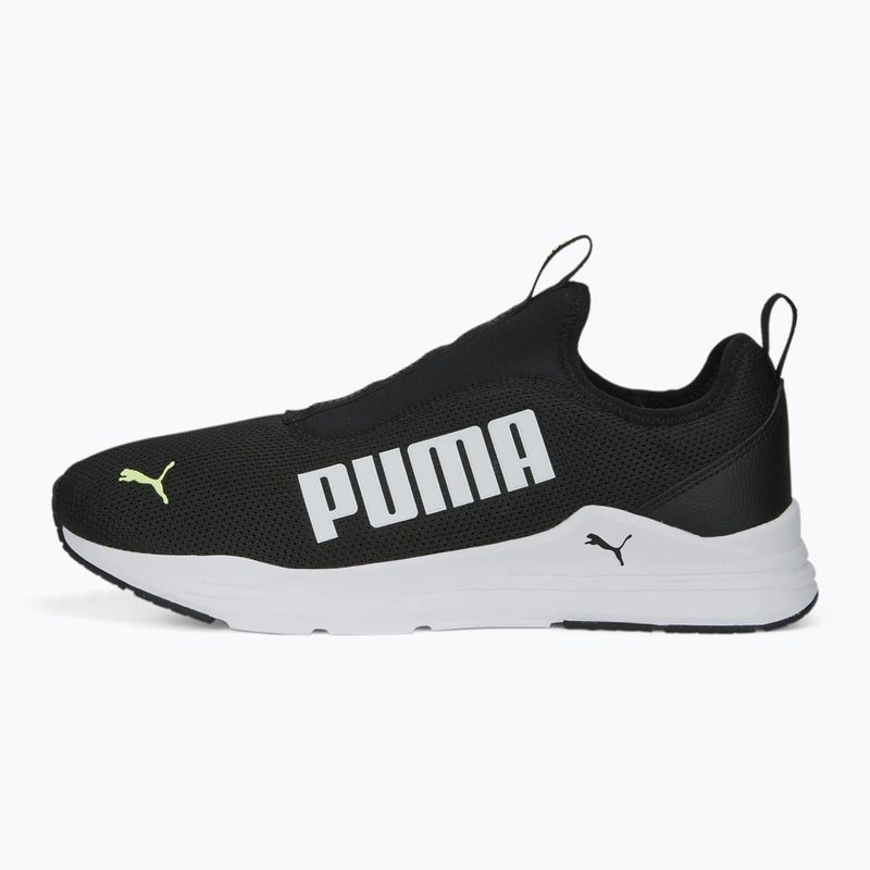 Кросівки чоловічі PUMA Wired Rapid puma black / puma white / fluo yellow 8