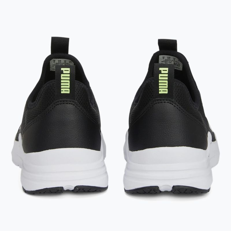 Кросівки чоловічі PUMA Wired Rapid puma black / puma white / fluo yellow 11