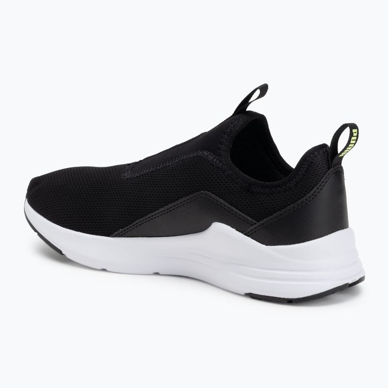 Кросівки чоловічі PUMA Wired Rapid puma black / puma white / fluo yellow 3