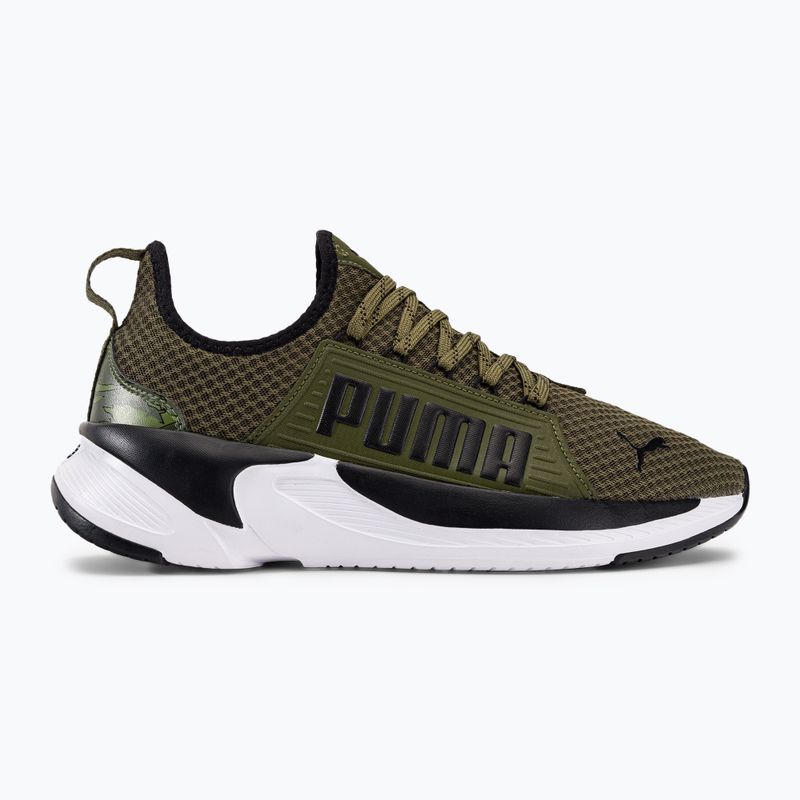 Кросівки тренувальні чоловічі PUMA Softride Premier Slip On Tiger Camo зелені 378028 03 4