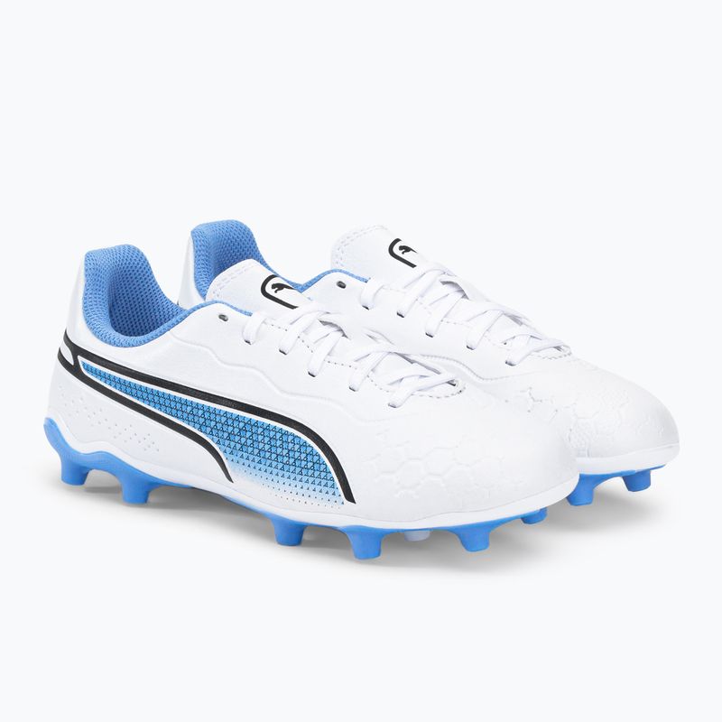 Футбольні бутси дитячі PUMA King Match FG/AG білі 107266 01 4