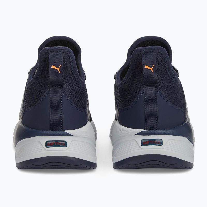 Чоловічі кросівки PUMA Softride Premier Slip-On темно-сині/платинові сірі/ультрапомаранчеві 12