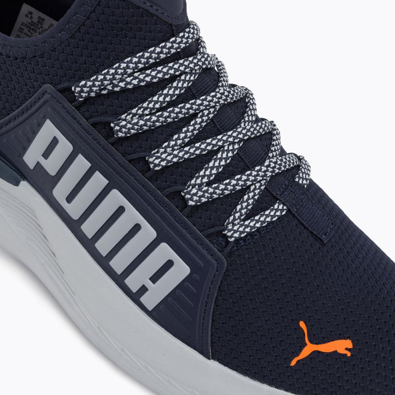 Чоловічі кросівки PUMA Softride Premier Slip-On темно-сині/платинові сірі/ультрапомаранчеві 7