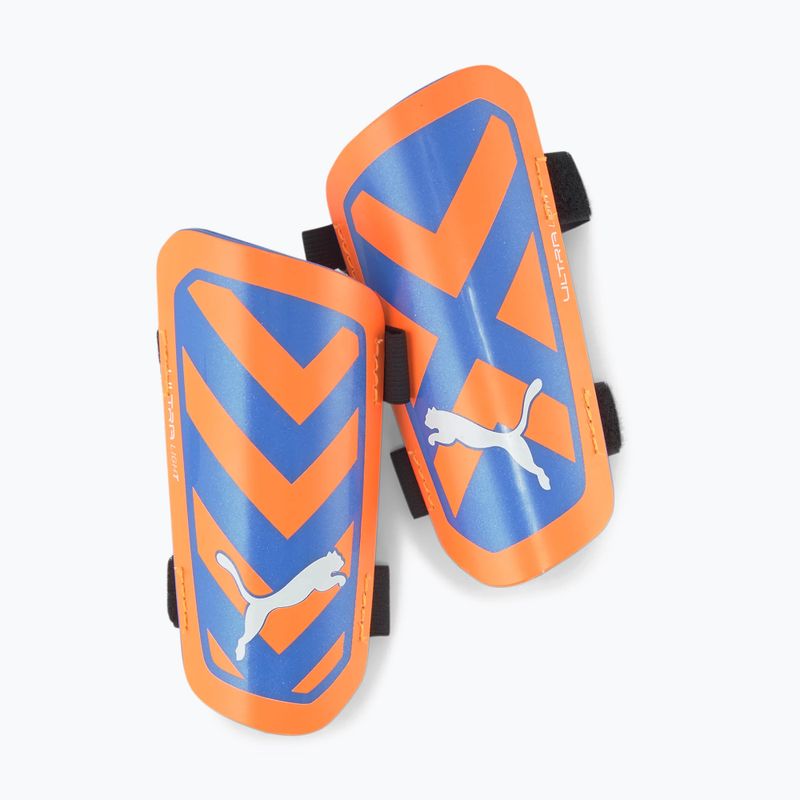 Футбольні протектори PUMA Ultra Light Strap помаранчево-блакитні 030875 01 5