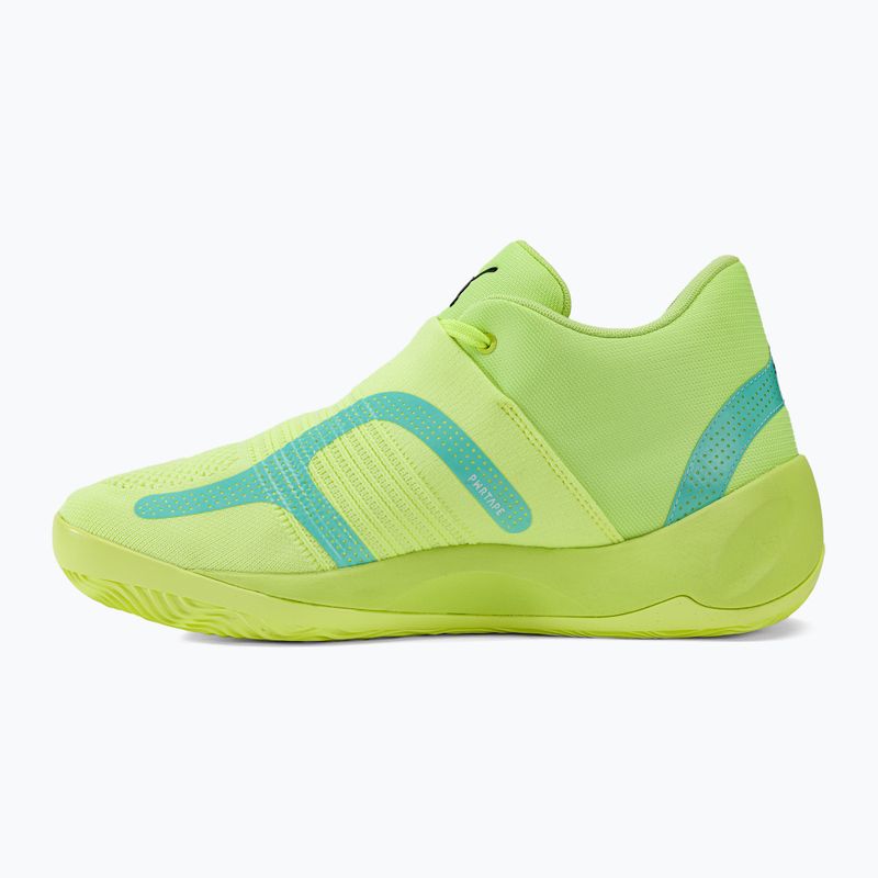 Кросівки для баскетболу чоловічі PUMA Rise Nitro fast yellow/electric peppermint 10