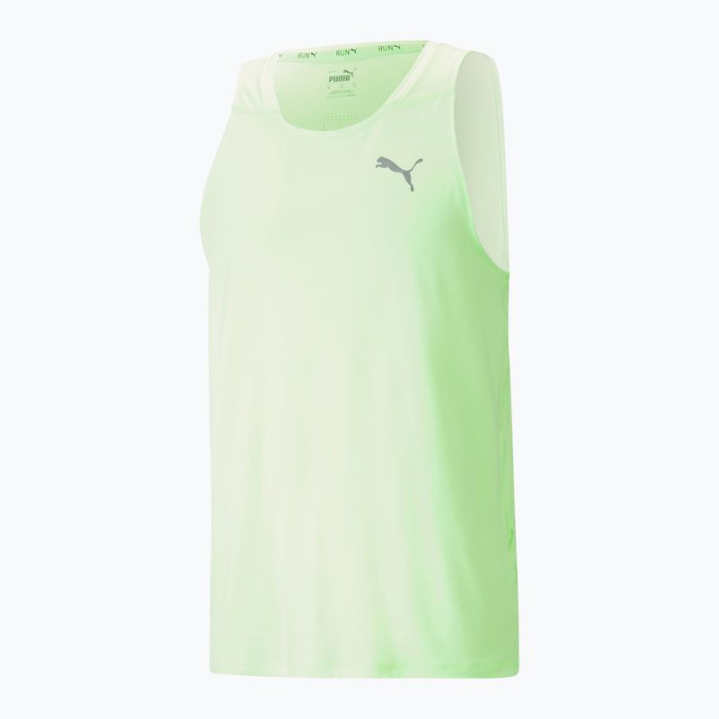 Футболка для бігу чоловіча PUMA Run Cloudspun Singlet зелена 523267 34