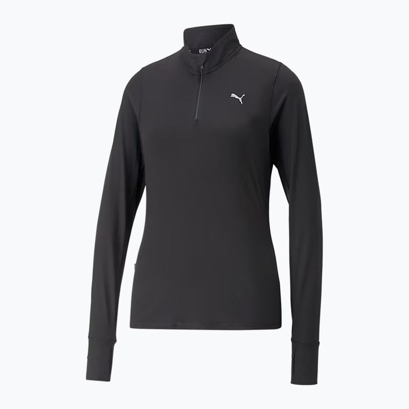 Кофта для бігу жіноча PUMA Run Favorite 1/4 Zip puma black