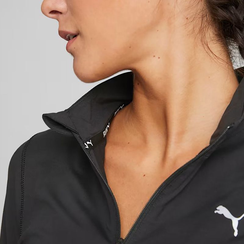 Кофта для бігу жіноча PUMA Run Favorite 1/4 Zip puma black 5