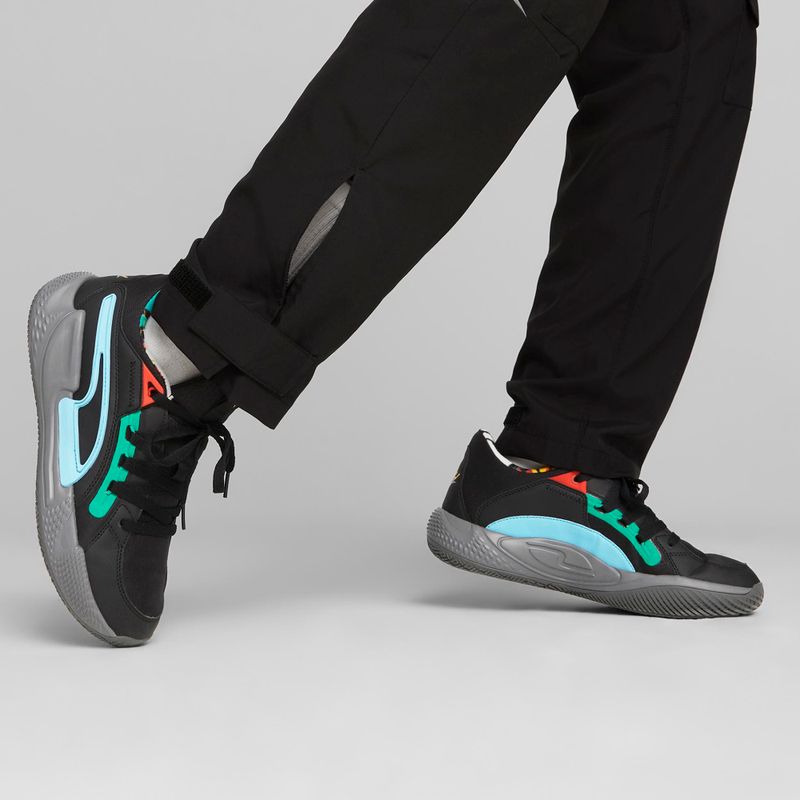 Кросівки для баскетболу чоловічі PUMA Court Rider Chaos Block Party чорні 378265 01 4