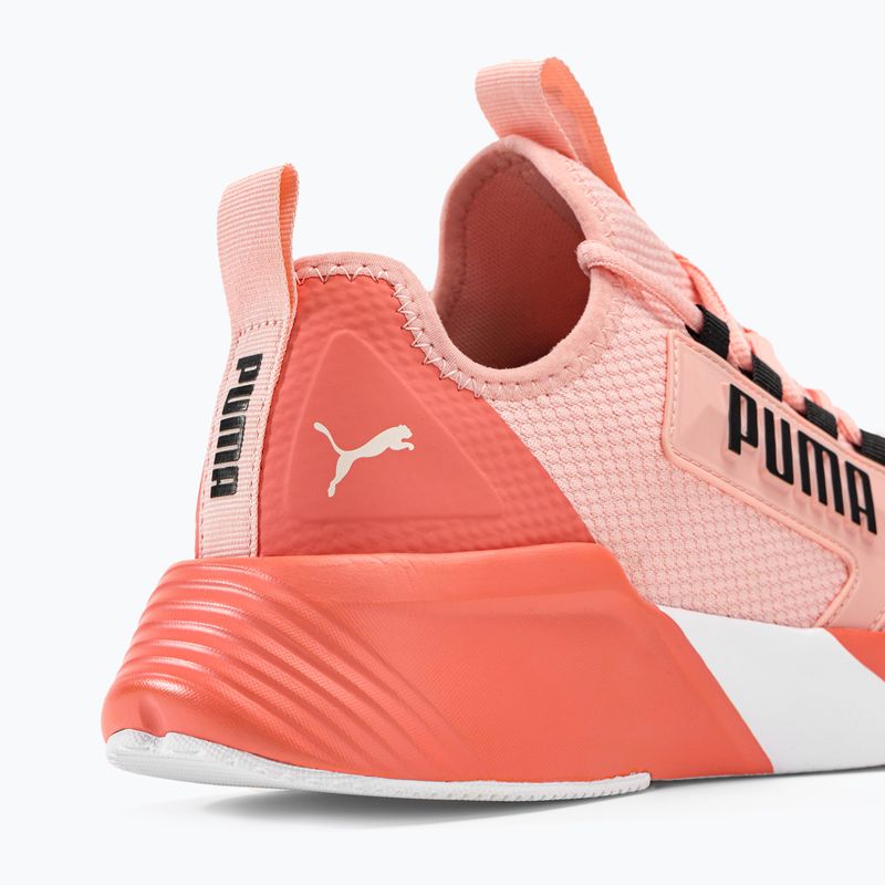 Кросівки для бігу жіночі PUMA Retaliate Mesh rose dust/hibiscus flower/puma black 9