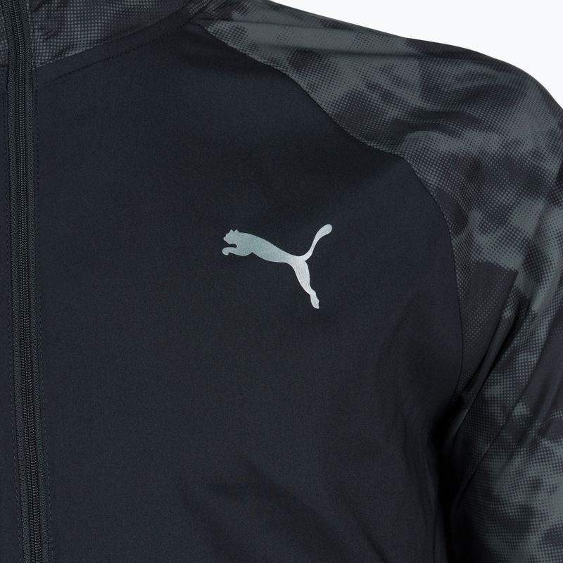 Куртка для бігу чоловіча PUMA Run Favorite Aop Woven чорна 523389 01 3