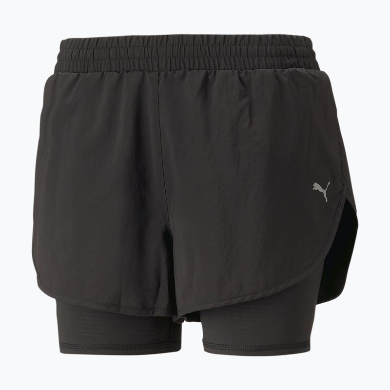 Шорти для бігу жіночі PUMA Run Favorite Woven 2In1 3" чорні 523181 01
