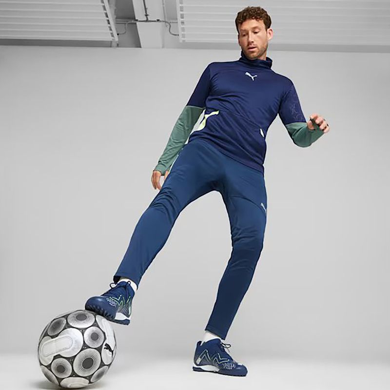 Футбольні бутси чоловічі PUMA Future Match Tt persian blue/puma white/ultra green 3