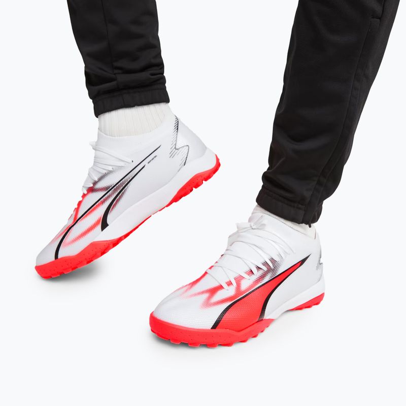 Футбольні бутси чоловічі PUMA Ultra Match Tt puma white/puma black/fire orchid 2