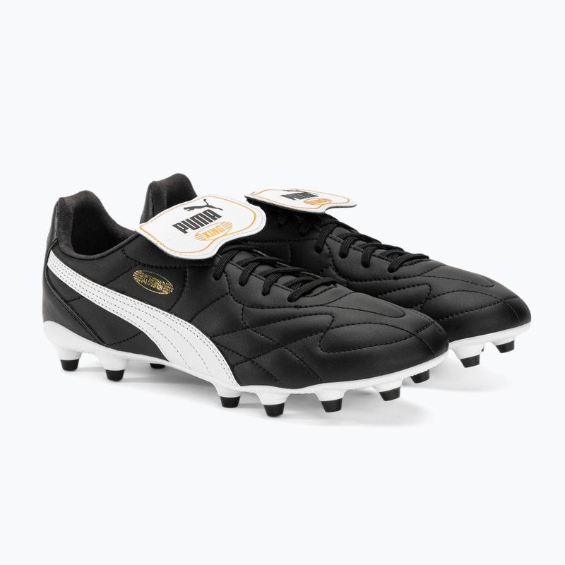 Футбольні бутси чоловічі PUMA King Top Fg/Ag puma black/puma white/puma gold 4