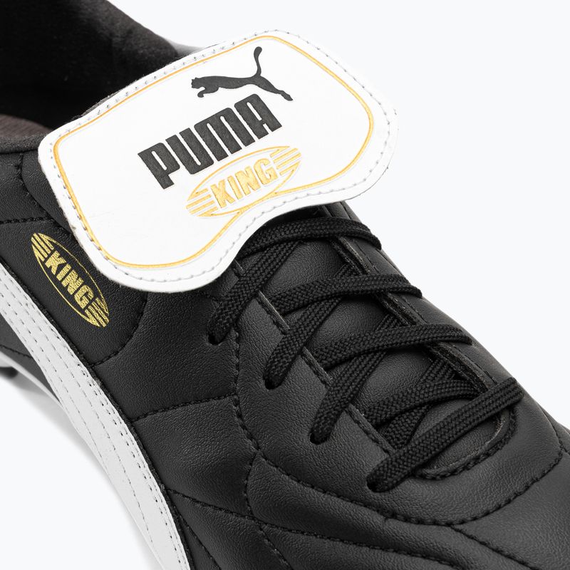 Футбольні бутси чоловічі PUMA King Top Fg/Ag puma black/puma white/puma gold 8