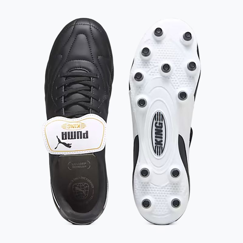 Футбольні бутси чоловічі PUMA King Top Fg/Ag puma black/puma white/puma gold 14