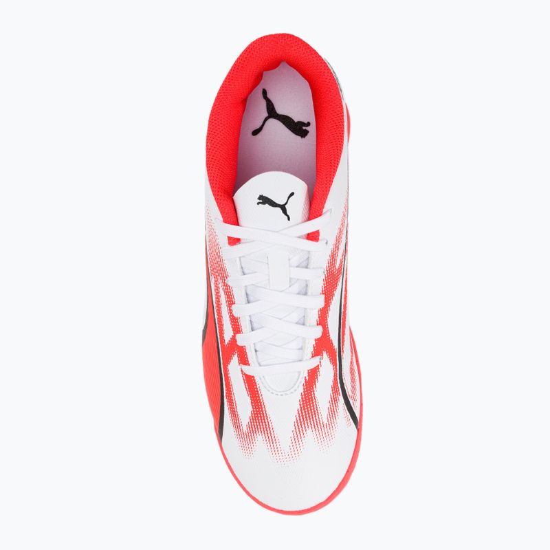 Футбольні бутси дитячі PUMA Ultra Play It Jr puma white/puma black/fire orchid 6
