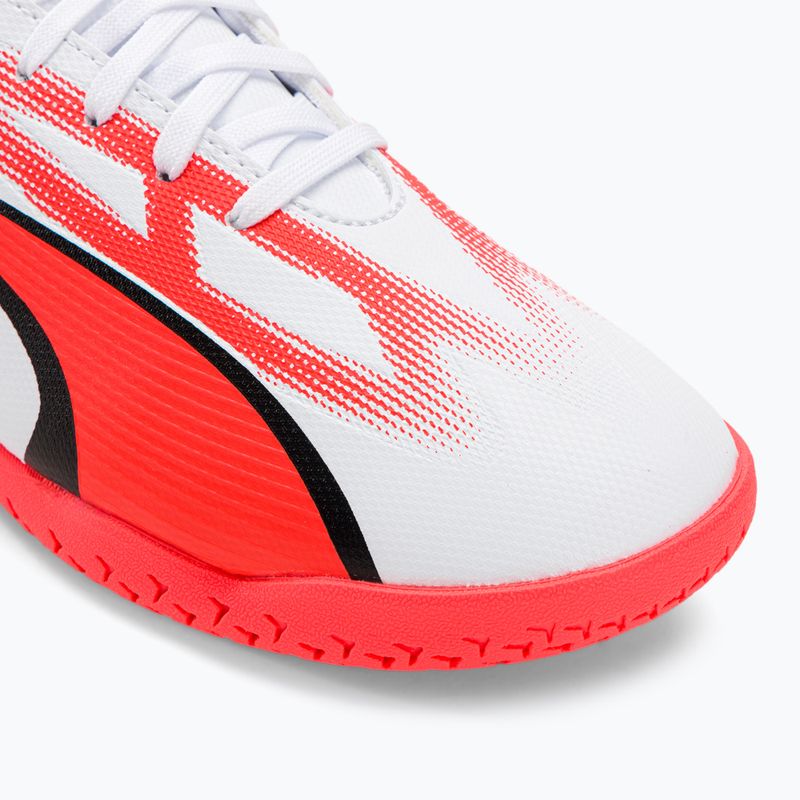 Футбольні бутси дитячі PUMA Ultra Play It Jr puma white/puma black/fire orchid 7